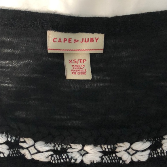 Black embroideried tank - Picture 3 of 4